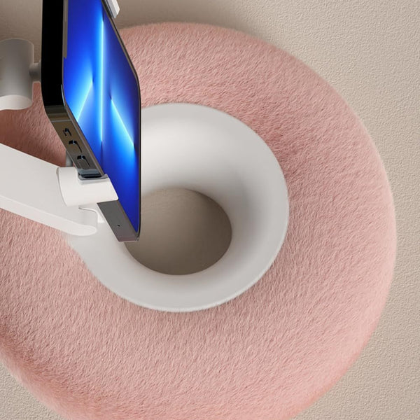 CosyNest™ – Ergonomic Phone & Tablet Stand with Snack Bowl